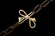 chain debilitated with a cord