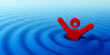 drowning man