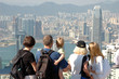 famly sightseeing the hong kong skyline famly sightseeing the hong kong skyline