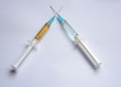 yellow and blue syringes 2