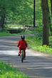 child on bike