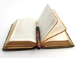book and pen
