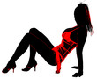 woman silhouette-010
