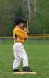 boy playing baseball