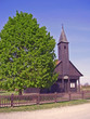 tree and church tree and church