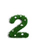chiffre 2 pelouse fleurie chiffre 2 pelouse fleurie