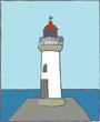 phare breton turquoise portrait