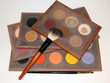 eye-makeup and  brush