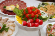 some appetizing food at banquet table some appetizing food at banquet table