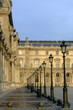 lampposts at the louvre