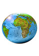 planet earth isolated, insulated, white background, for designer