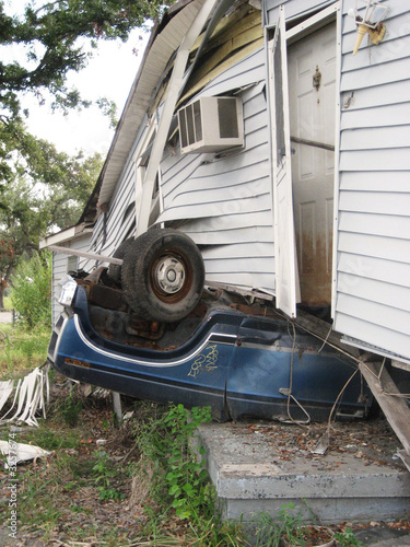 Photo: post-katrina hurricane destruction post-katrina hurricane destruction