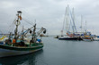 fishing boats and yacht fishing boats and yacht
