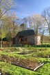 roseraie dans la forêt du chateau de rambures