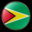 guyana flag button