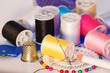 close up sewing