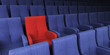 auditorium with one exclusive seat auditorium with one exclusive seat