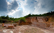 red rock formations landscape