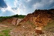 red marble formation landscape