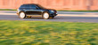 luxury and power: black infitity fx car speed fast