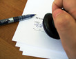 signing a contract
