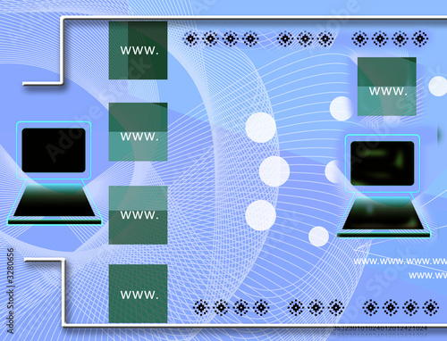 Illustration: computer network computer network