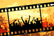 grunge party frame