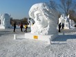 Snow sculpture