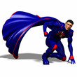 blue super hero #5