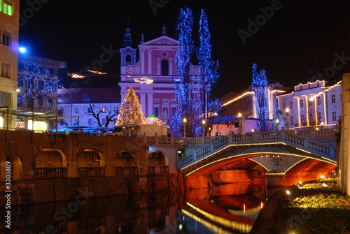 Photo: Ljubljana in december Ljubljana in december