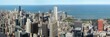 panoramique de chicago depuis la sears tower