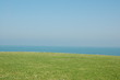 ciel, océan, pelouse