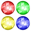 rainbow globes.