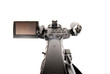 A rear shot of a HDV video camcorder