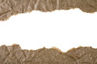 ripped brown paper