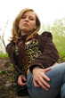 beautiful girl resting
