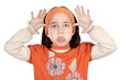 mocking girl