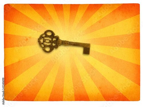 retro background and key motive retro background and key motive