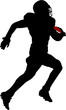 american football silhouette