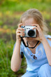 young girl, photographer