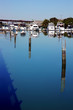 boat dock reflection