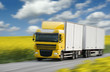  truck driving on country-road