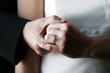 bride and groom ring