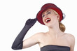 graceful lady with big smile graceful lady with big smile