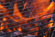 flames through the grill
