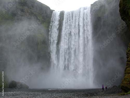 skogafoss waterfall, iceland skogafoss waterfall, iceland