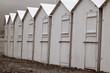 cabines de plage blanches selenium