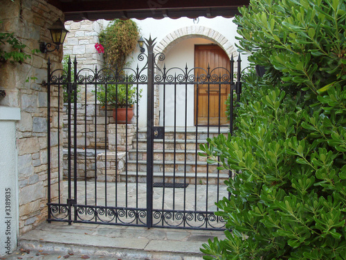 villa entrance