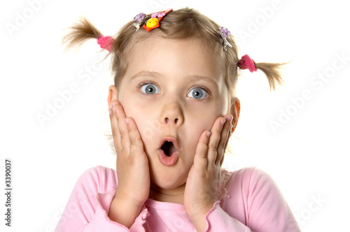 surprised girl