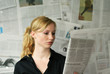 newspaper - businesswoman